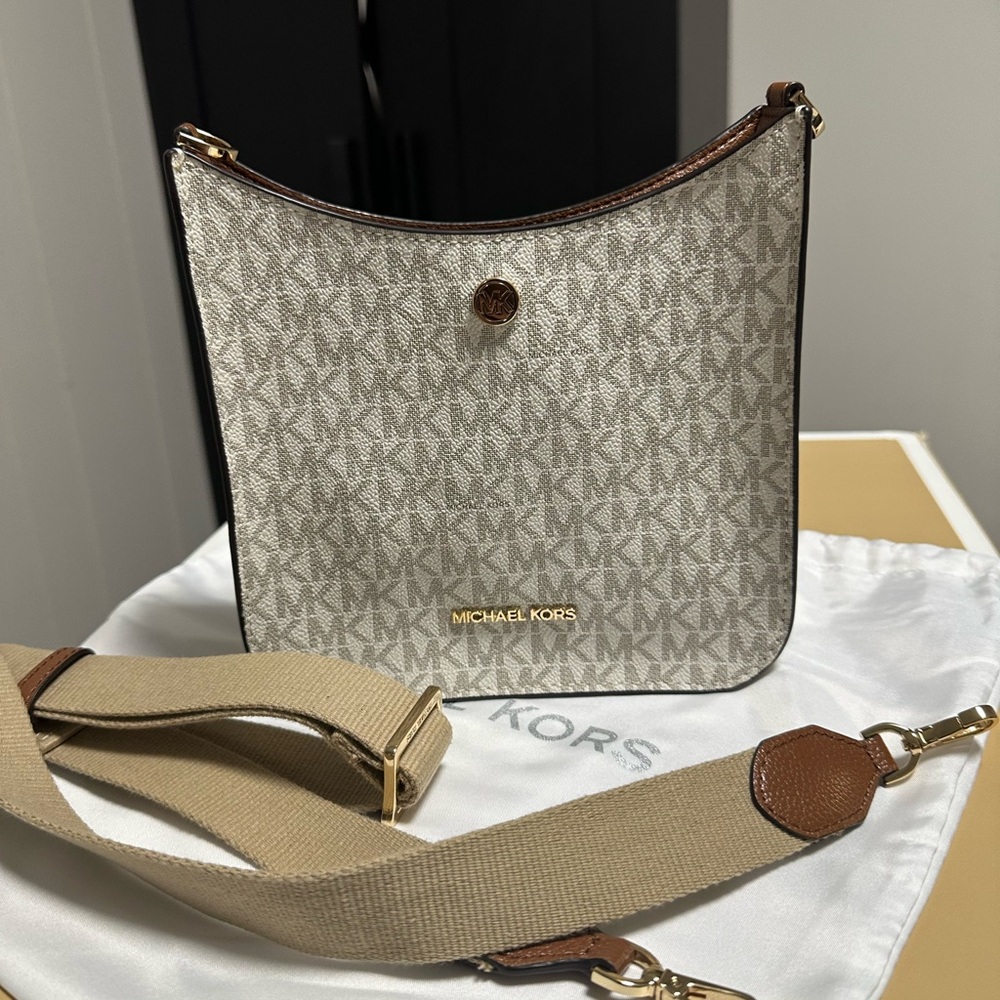 Michael Kors Beige Crossbody Bag